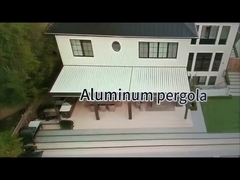 Pergola di alluminio innovativa con tetto metallico: una soluzione intelligente, robusta e elegante per l'esterno