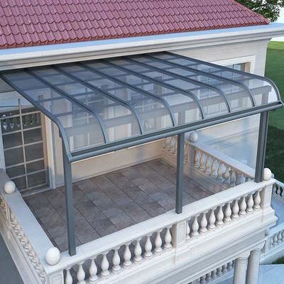 protezione UV 122km/h del patio dello strato di 600mm del tetto della pergola di alluminio della copertura 3x4m antivento